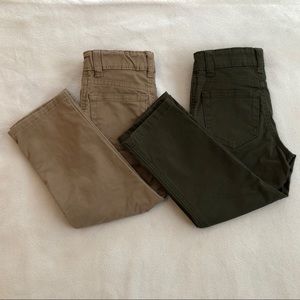 Cat & Jack Bundle Of 2 Pairs Of Boys 3T Pants